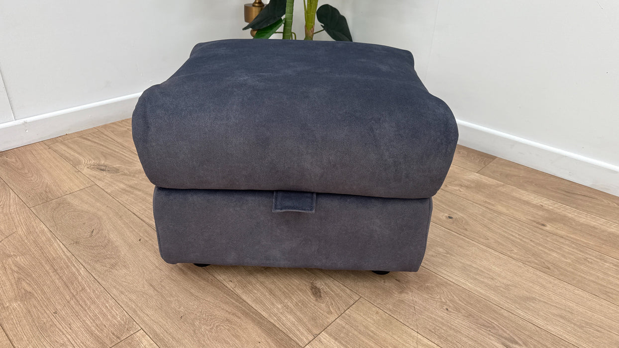 Sofology Gracie Storage Footstool in Fabric Charcoal