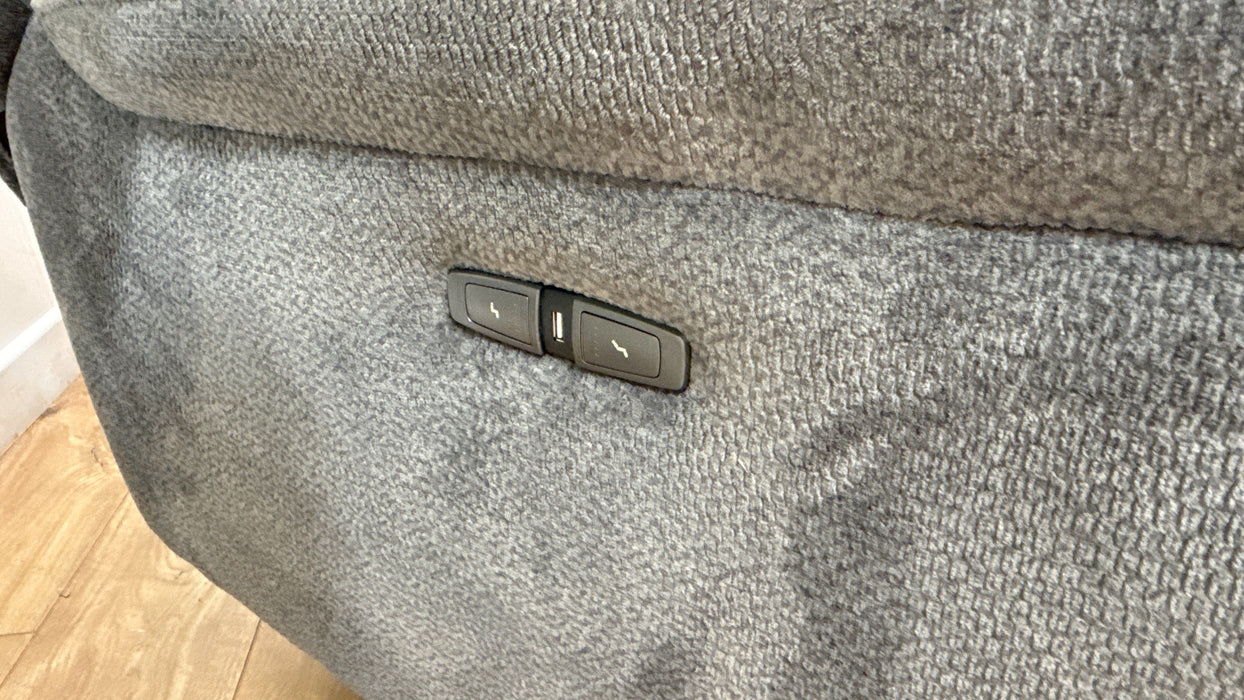 DFS Mallow 3 Seater Power Recliner in Grey