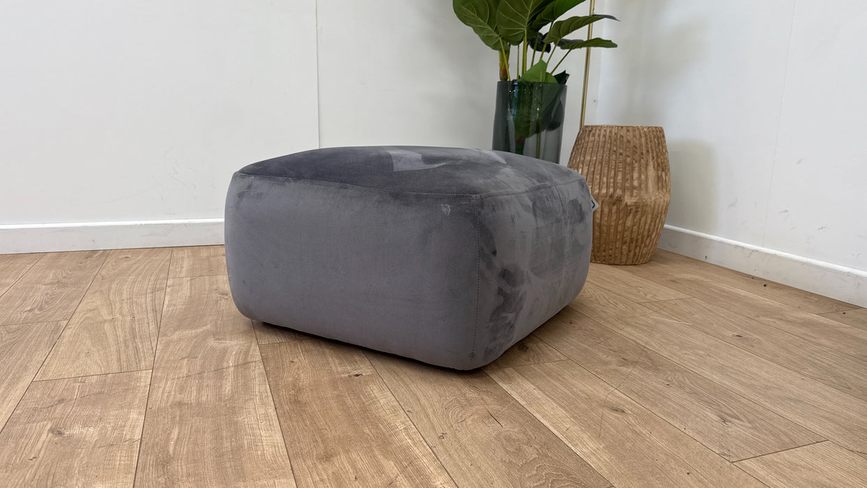 DFS Darcy Large Footstool in Steel