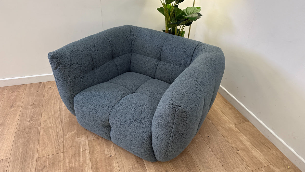 Lunar Fabric Loveseat in Teramo Ocean
