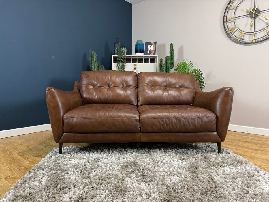 Cordelia Leather 2 Seater Dakota Whiskey (WA2)