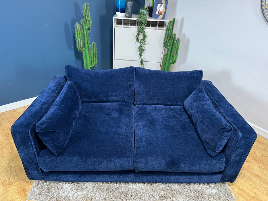 Brantwood Fabric 3 Seater  Chamonix Antique Navy (WA2)