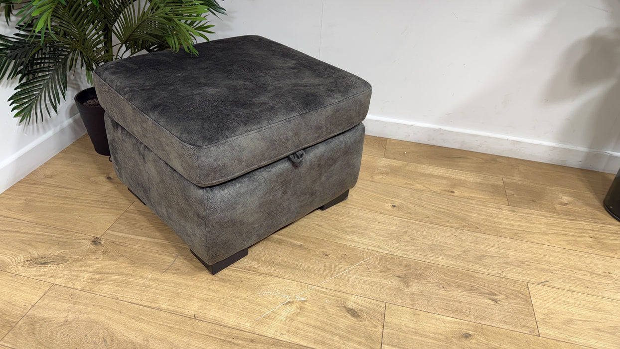 DFS Trek Storage Footstool in Grey