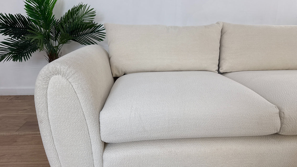 Sofology Marble Arch Fabric 3 Corner 1 in Camden Plain Ecru Mix