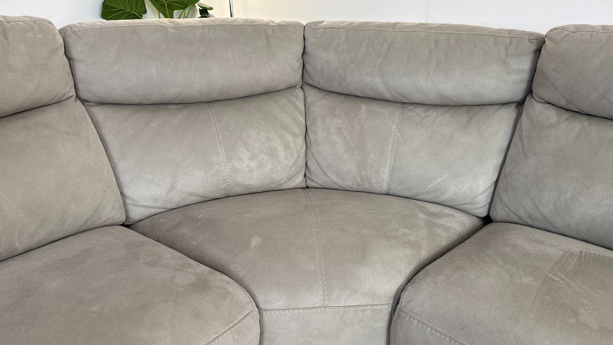 Hibbett 2 Corner 1 Fabric Power Recliner sofa