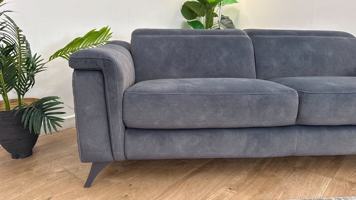 Sofology Ezra Fabric 3 Seater in Lifestyle Flecked Charcoal