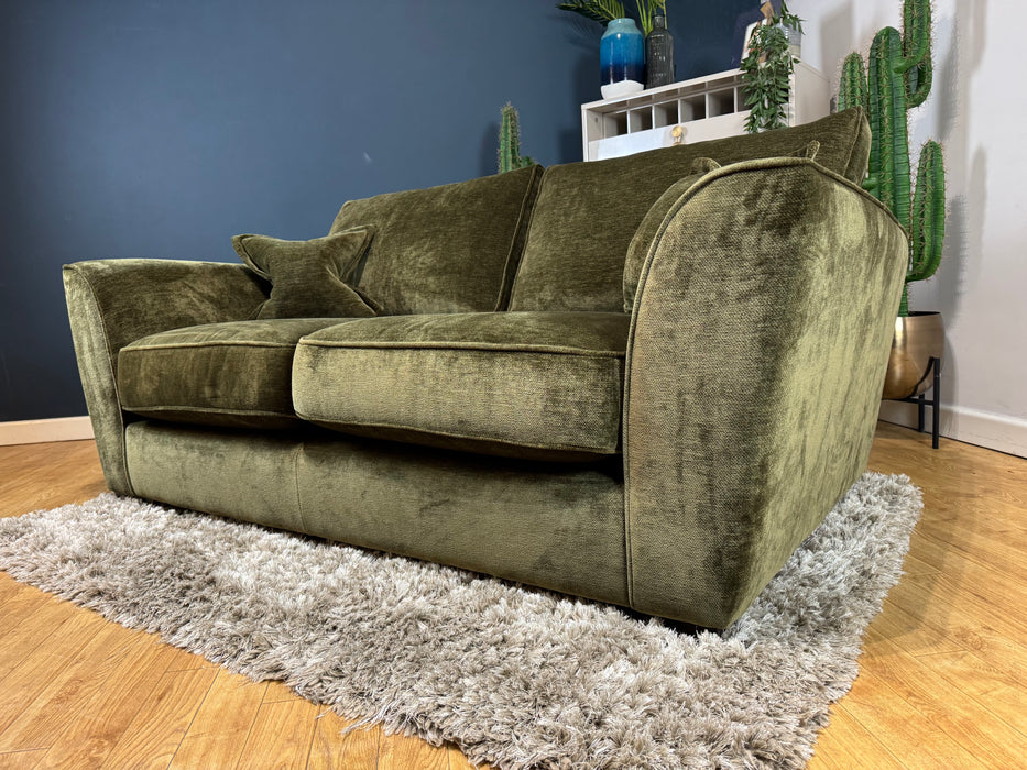 Newbury Fabric 2 Seater - Chenille Olive - ( WA2 )