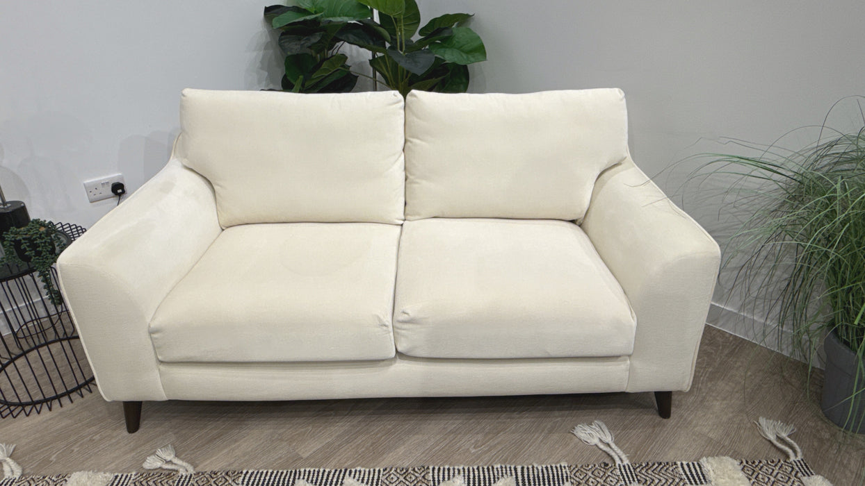 Sofology Mayfair Fabric 2 Seater in Soft Chenille Ivory
