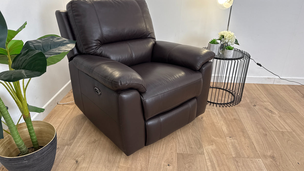 Tristan Power Recliner - Leather Chair