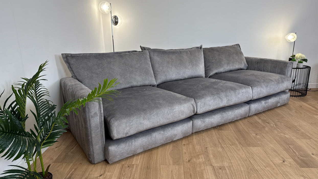 Indulgence - 4 Seater Fabric Sofa