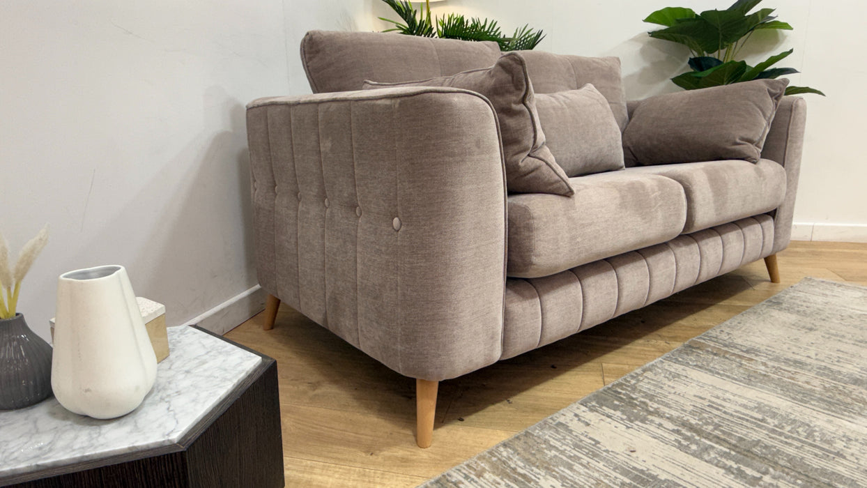 Sofology Remy Fabric 2 Seater in  Soft Chenille Wicker All Over