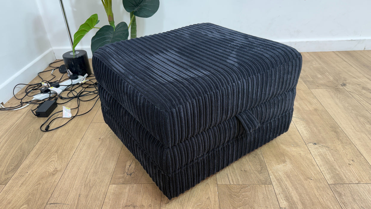 DFS Claude Fabric Storage Footstool