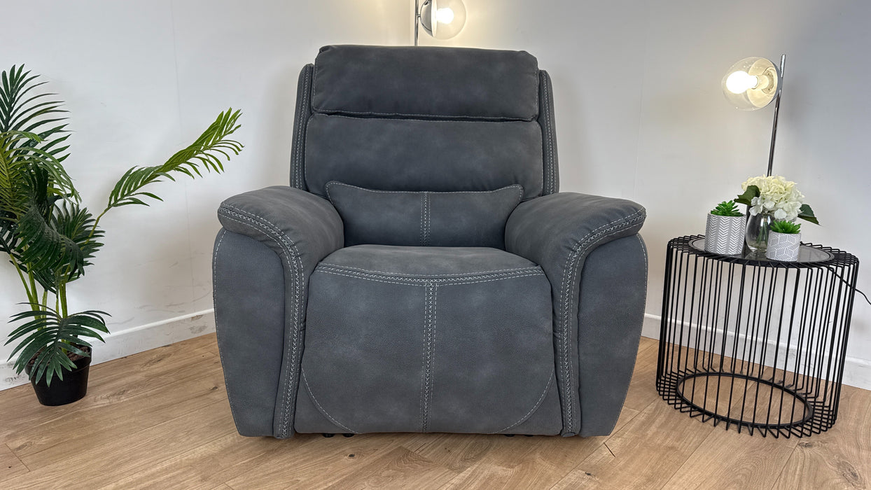 Ledger Power Recliner Fabric Chair