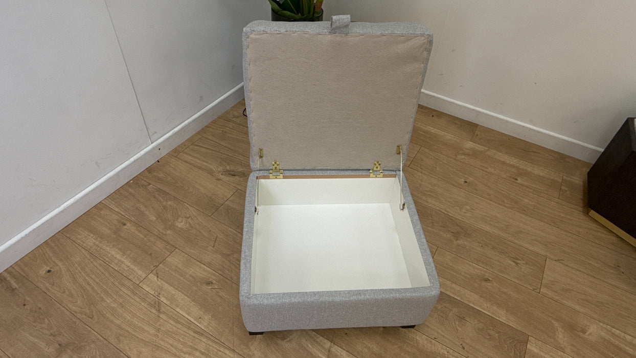 DFS Layla Large Storge Footstool in Silver