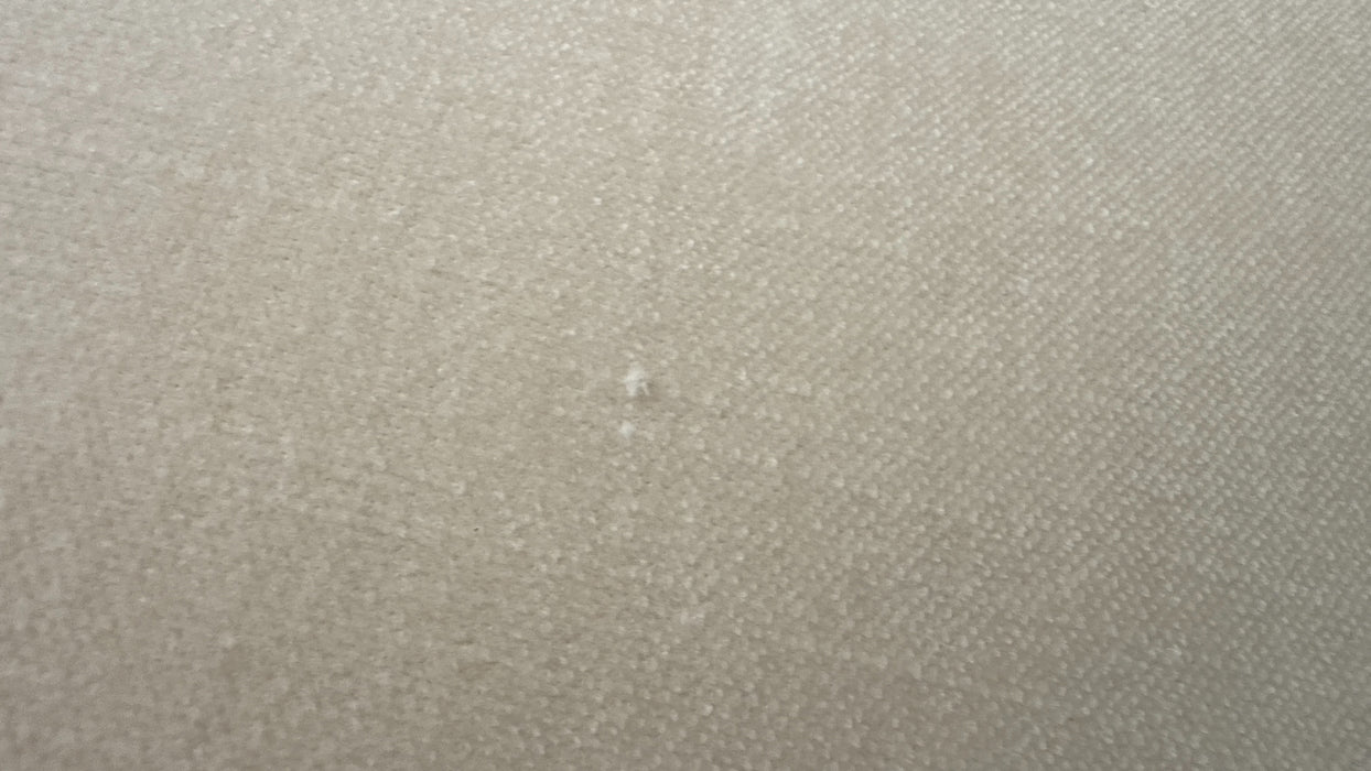 DFS Bellino Shaped Footstool in Cream/Black