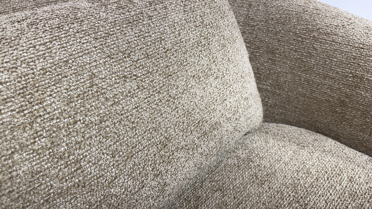 Sofology Westwood Fabric Accent Chair in Soft Boucle Caramel