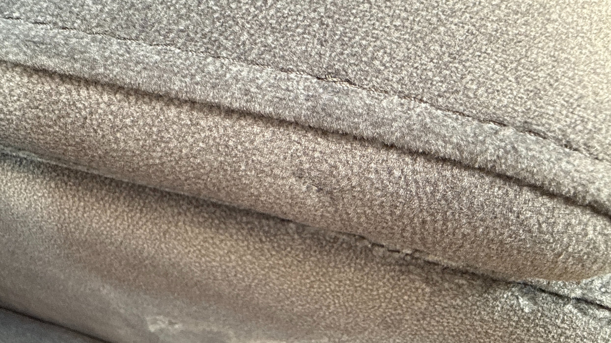Sofology Ravello Fabric 2 Seater Console Power Recliner/Headrest Lumbar Support in Lifestyle Flecked Charcoal