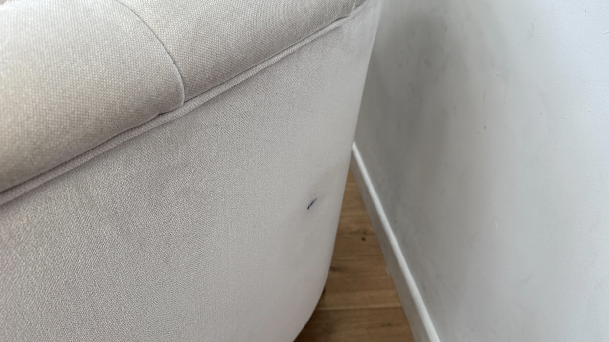 Sofology The Opulent 4 Seater Fabric Sofa in Manolo Ecru Luxe Mix