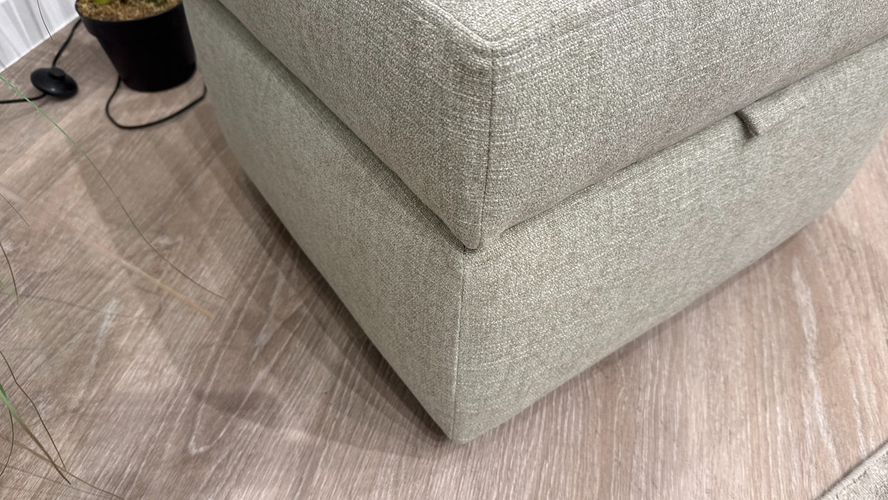 Sofology Nevada Storage Footstool in Fabric Olive