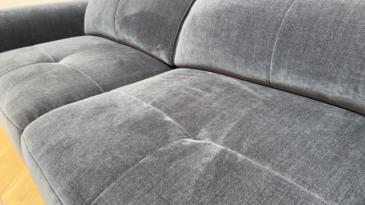 Sofology Riviera 3 Seater Fabric Sofa + Motion Chaise in Ink