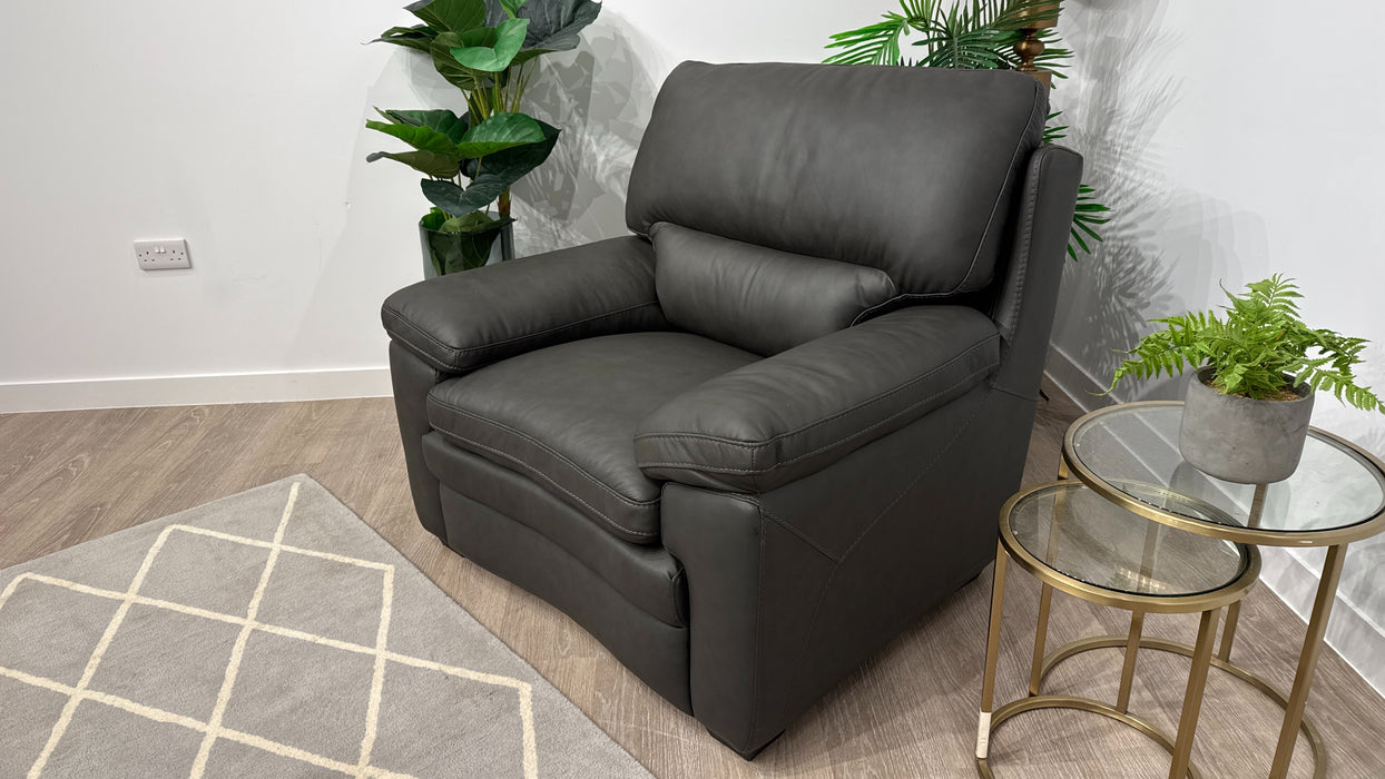 DFS Brooker Express  Arm Chair In Charcoal