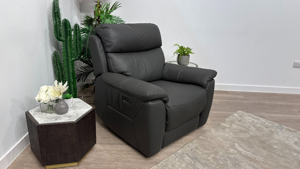 DFS Nevara Power Recliner Chair In Shadow