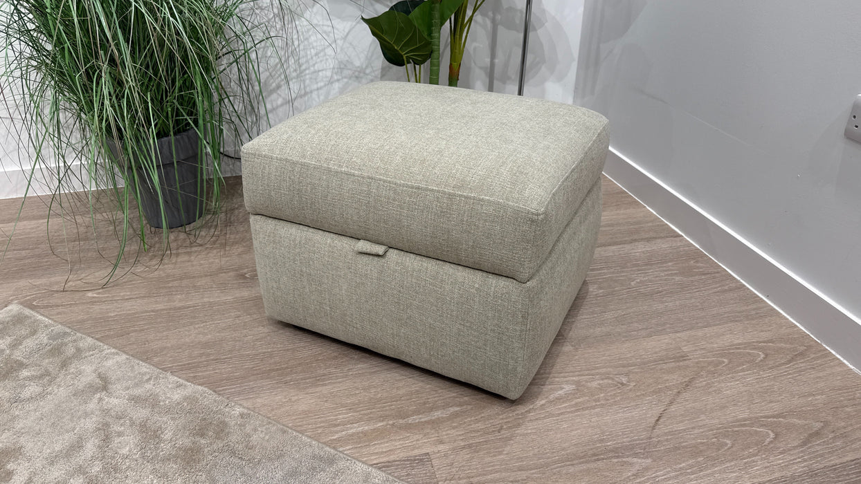 Sofology Nevada Storage Footstool in Fabric Olive