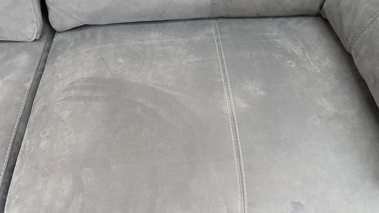 Sofology Tessuto Fabric 3 Corner 1 in Lifestyle Nubuck-Feel Blue