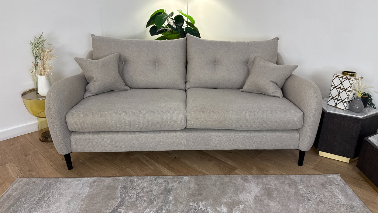 Sofology Ambleside Fabric 3 Seater in Bentley Taupe