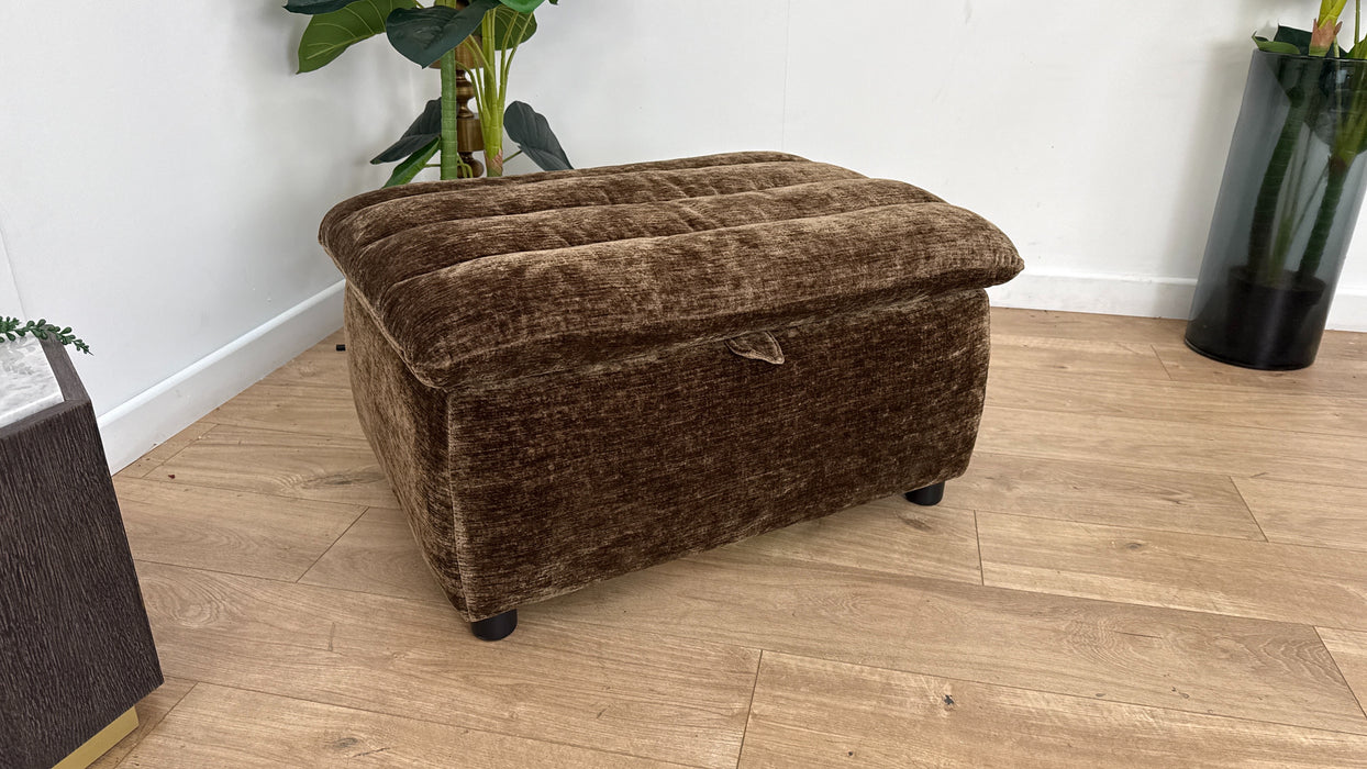 Sofology Storage Footstool in Sample Carson 400
