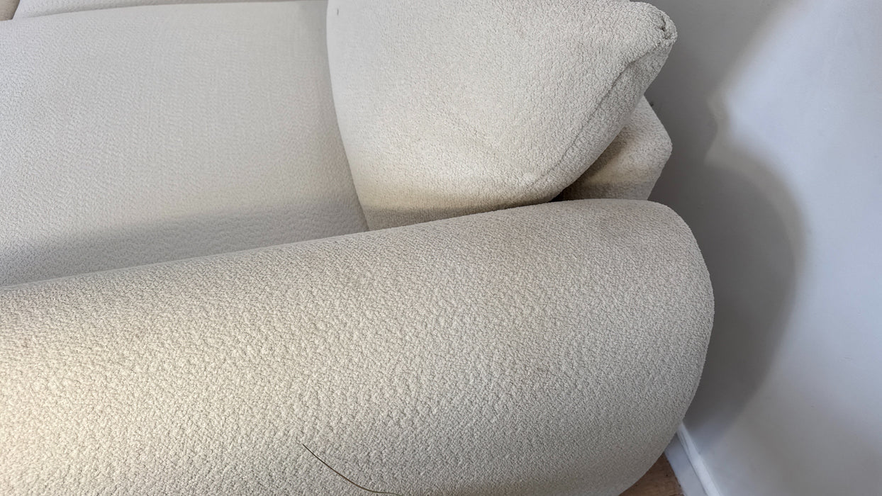 Sofology Marble Arch Fabric 3 Corner 1 in Camden Plain Ecru Mix