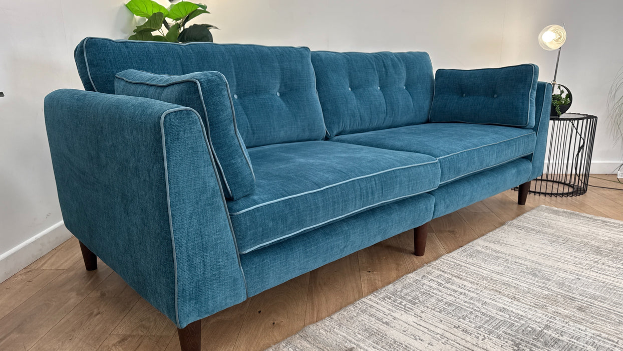 Sofology Cricket 4 Seater in Teal Mix