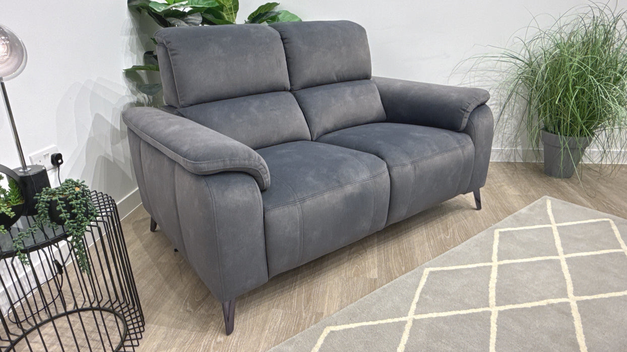 Sofology Bailey Fabric 2 Seater in Lifestyle Flecked Charcoal