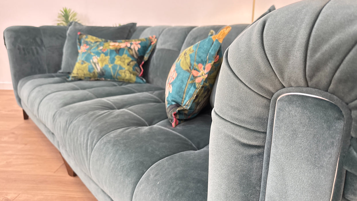 Midsummer Day 4 Seat Split - Fabric Sofa - Midsummer Day Teal Mix