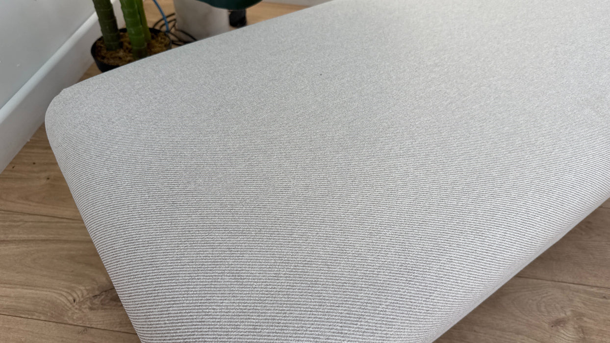 DFS Livie Fabric Footstool in Natural