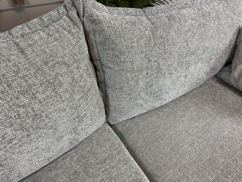 Scintillate Fabric 4 Seater - Enzo Silver ( WA2 )