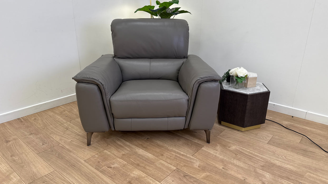 DFS Auberon Leather Recliner Chair