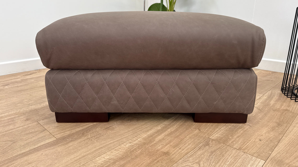 Firenze Designer Footstool - Leather