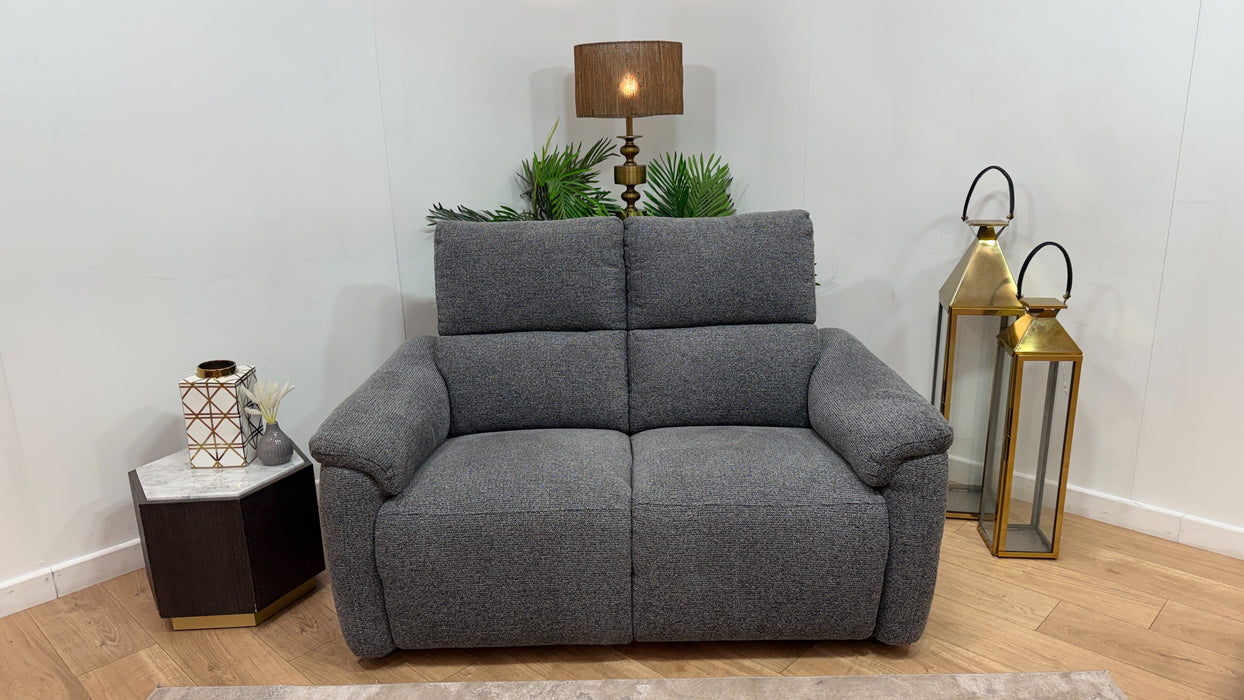Sofology Ripley Fabric 2 Seater in Woven Textured Charcoal