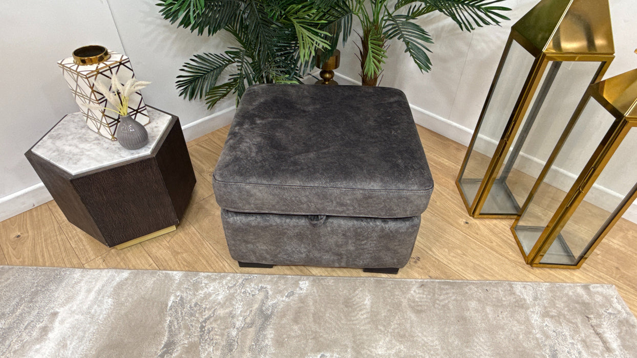 DFS Trek Storage Footstool in Grey