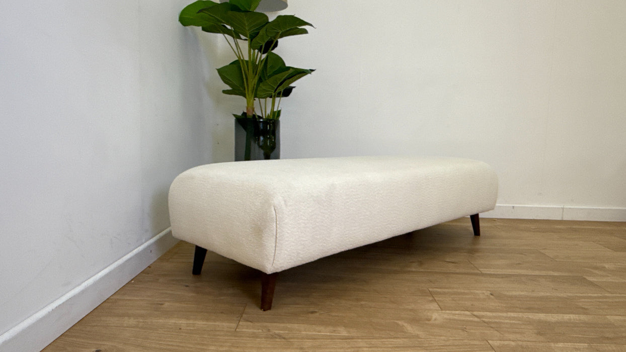 DFS Amaya Large Bench Footstool in Ecru