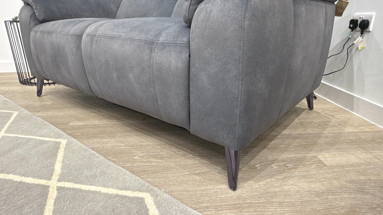 Sofology Bailey Fabric 2 Seater in Lifestyle Flecked Charcoal