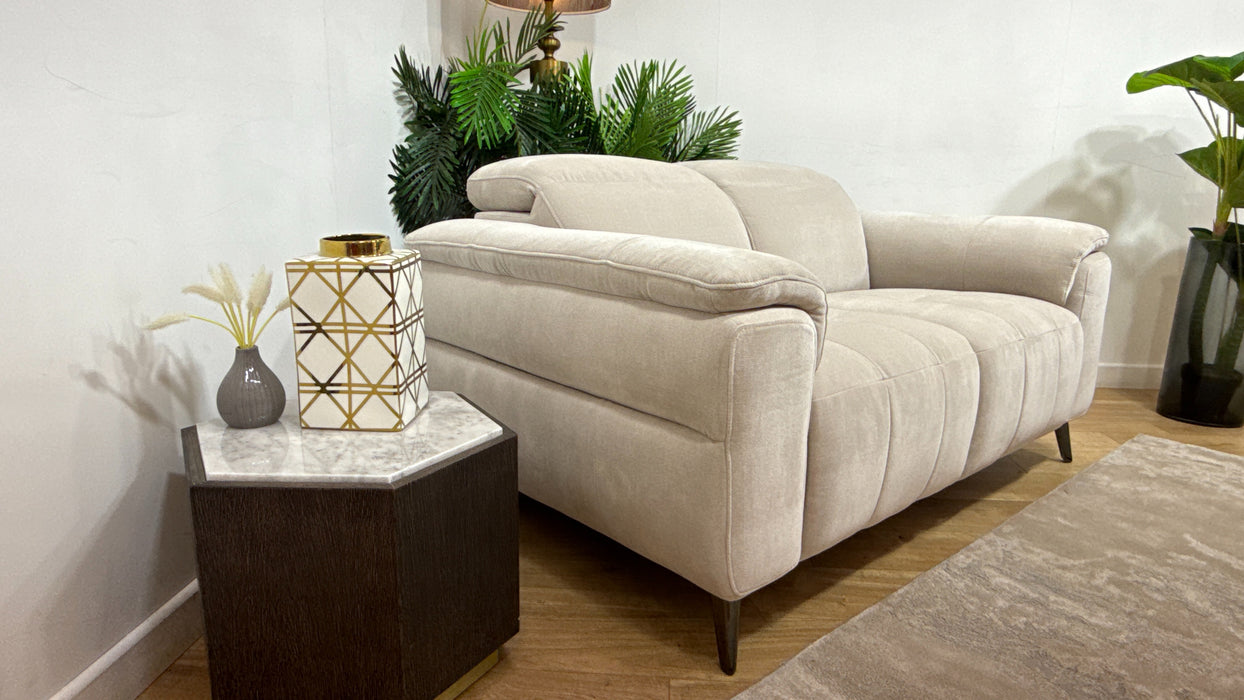 Sofology Milan Fabric 2 Seater in Relaxed Chenille Cotton