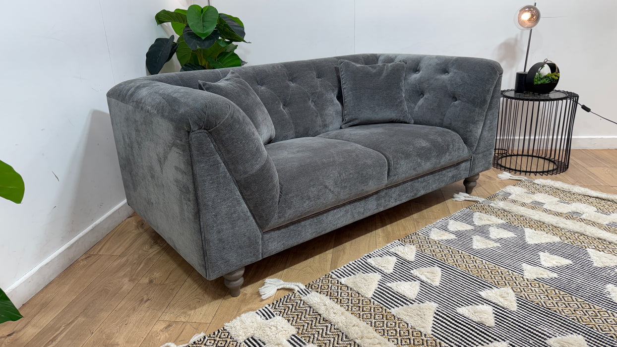 Sofology Bridgerton Fabric 2 Seater in Soft Chenille Slate