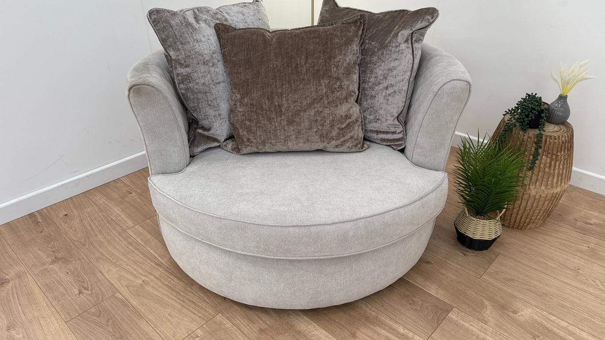 Orka Fabric Swivel Chair