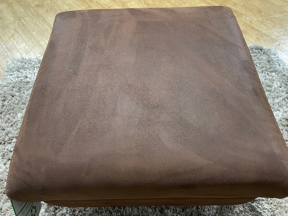 Torres Fabric Storage Footstool Altara Chocolate (WA2)