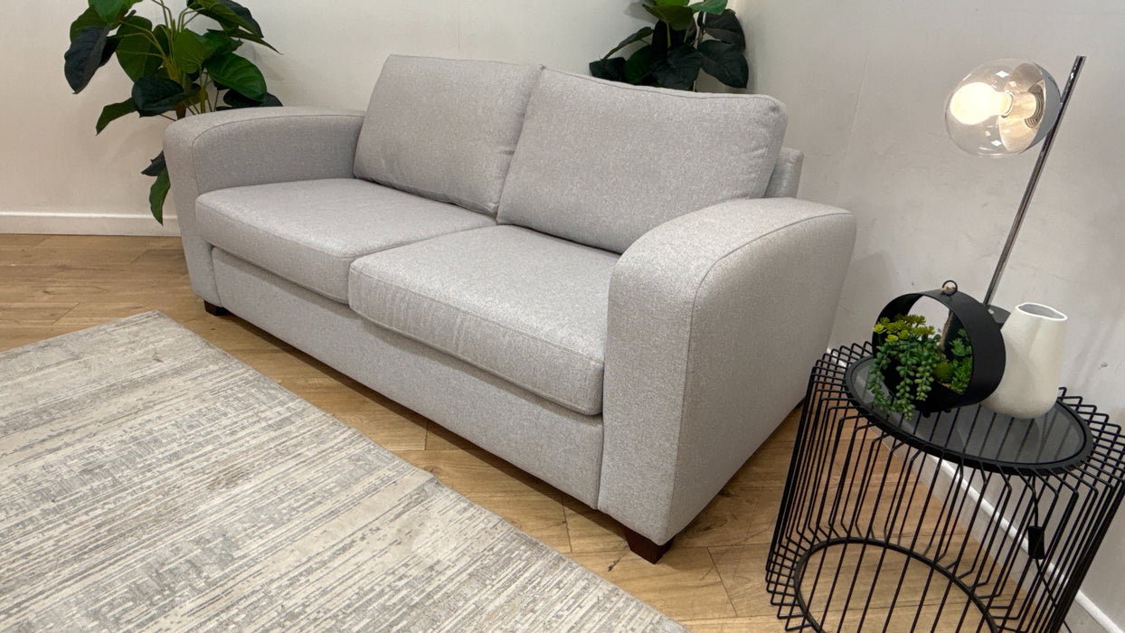 DFS Layla Fabric 3 Seater Sofabed in Silver