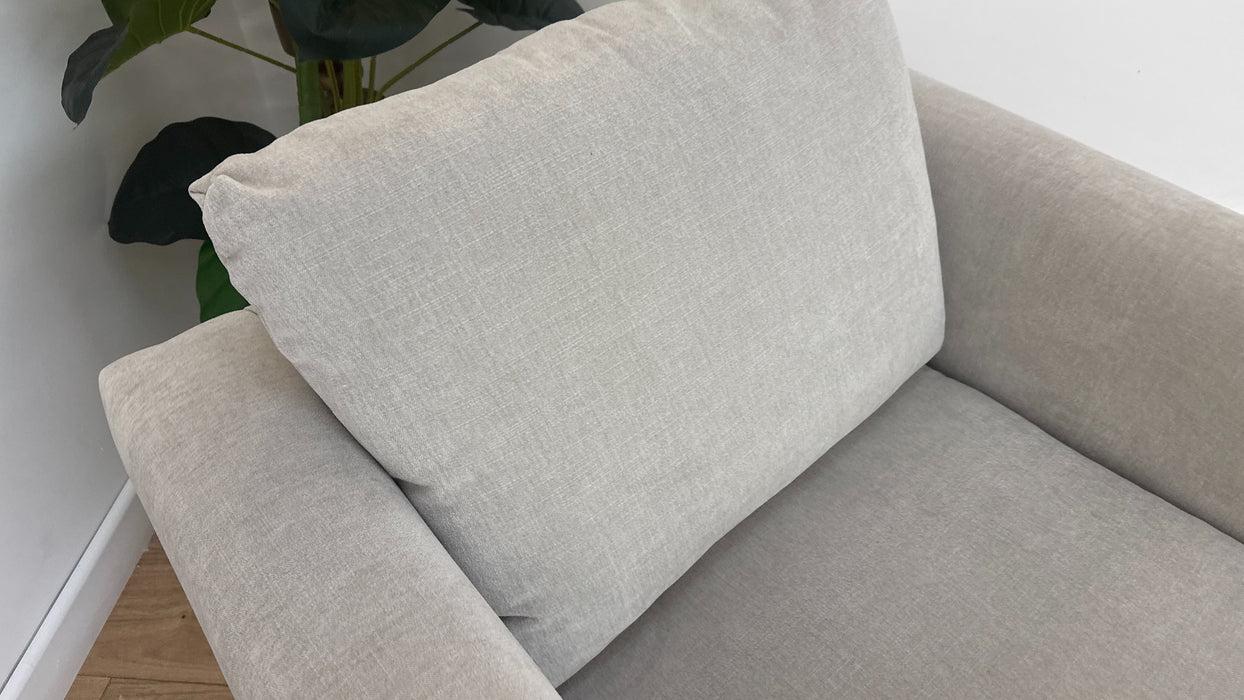 Sofology Majestica Fabric Chair in Soft-Chenille Linen