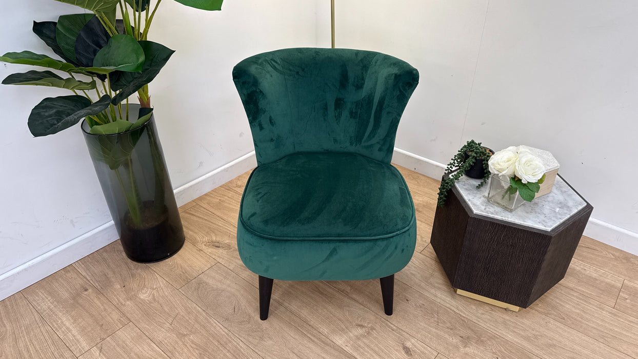 DFS Slipper Fabric Accent Chair