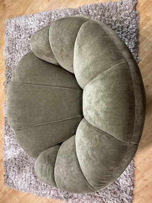 Nobu Fabric Swivel - Relaxed Chenille Olive (WA2)